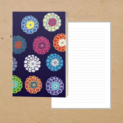 Colorful Peyotes on blue